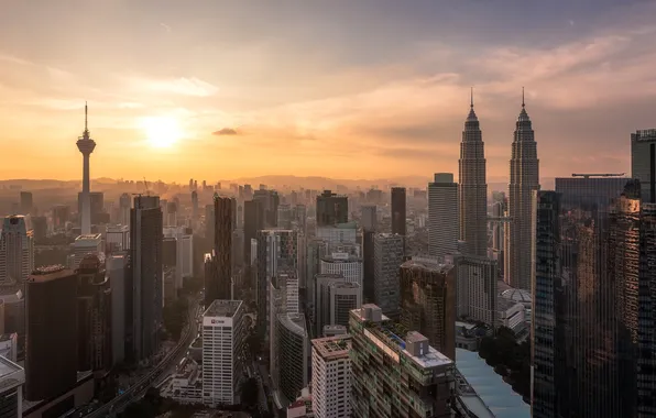 Sunset, Kuala Lumpur, Malaysia