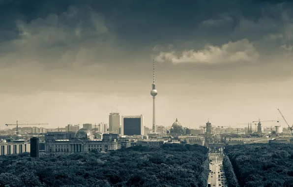Picture landscape, the city, Berlin