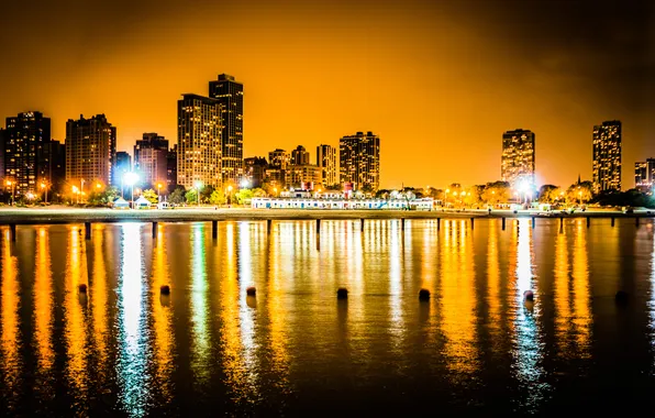 City, the city, Chicago, USA, Chicago, Illinois