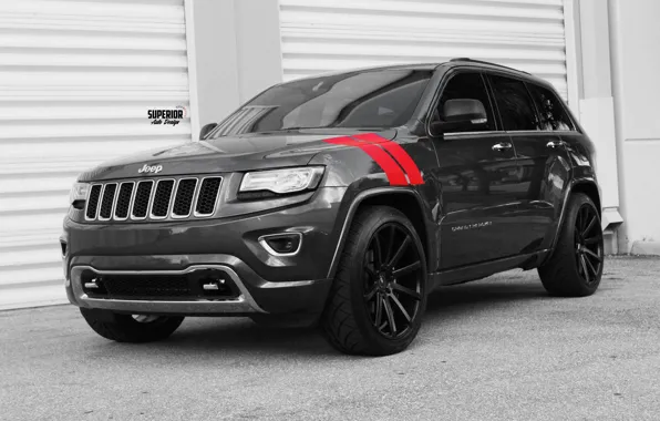 Machine, tuning, SUV, SRT8, wheels, drives, grey, tuning