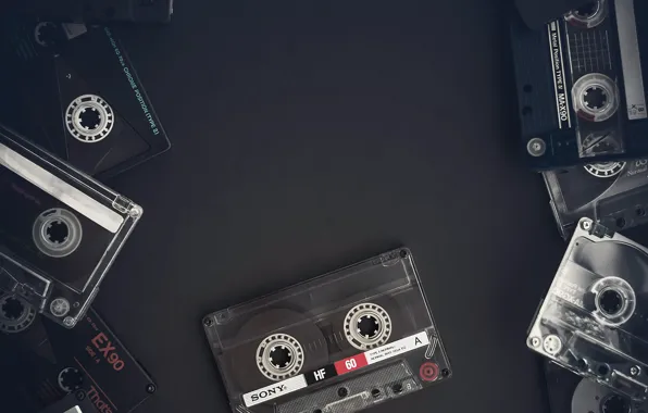 Music, background, cassettes