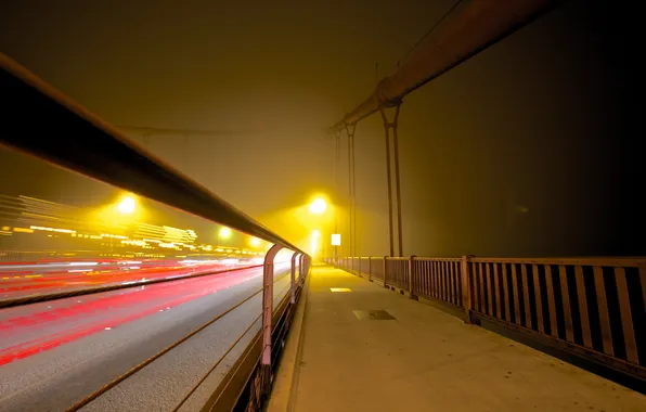 Fog, foggy, golden gate bridge, longexposure