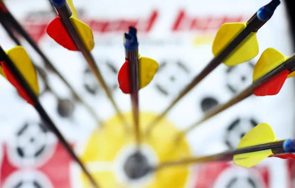 Picture sport, arrows, target