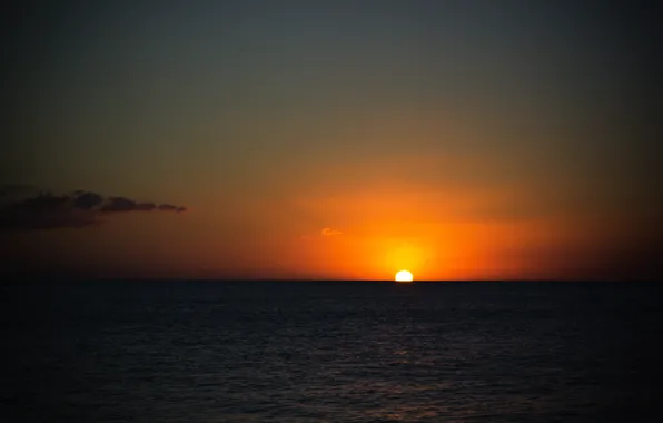 Sea, the sky, the sun, rays, sunrise, horizon, dobraatebe