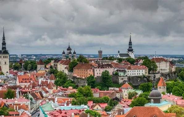 Estonia, panorama, Tallinn
