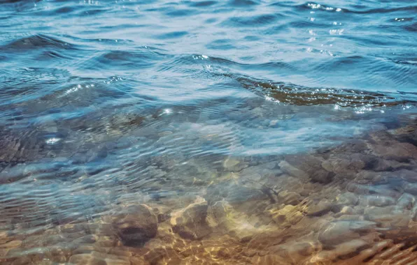 Picture wave, water, stones