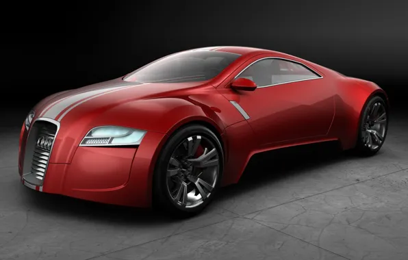 Concept, red, Audi