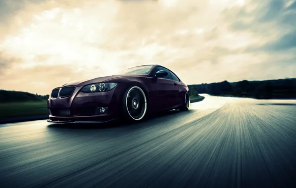 Picture road, BMW, speed, BMW, before, E92