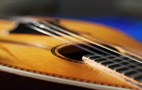 Macro, music, guitar