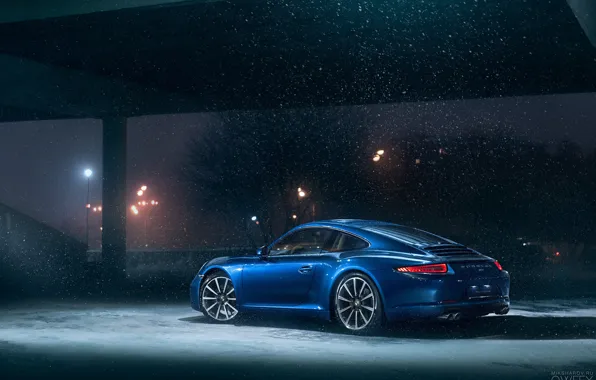 Winter, Auto, 911, Porsche, Snow, Machine, Porsche 911, Carrera
