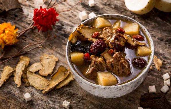 Autumn, mushrooms, soup, mushroom