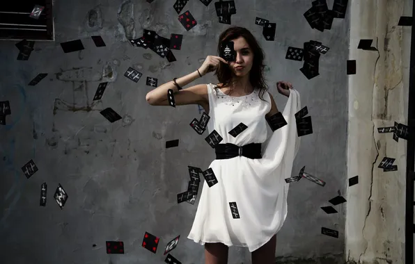Picture card, girl, dress, photographer, girl, photography, photographer, Nikita Shvedov