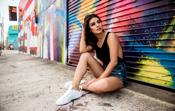 Summer, model, figure, legs, beauty, Monica