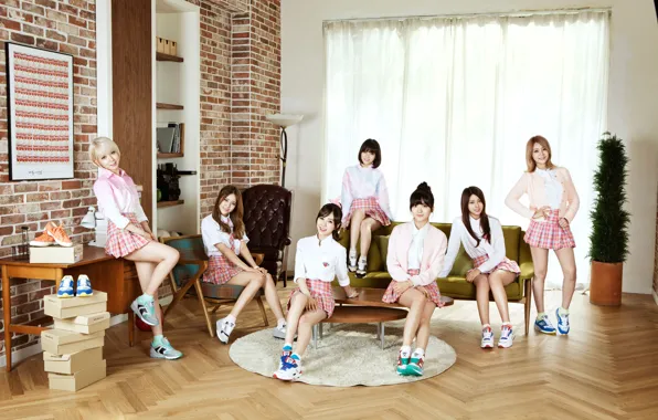 Music, girls, Asian girls, South Korea, K-pop, AoA