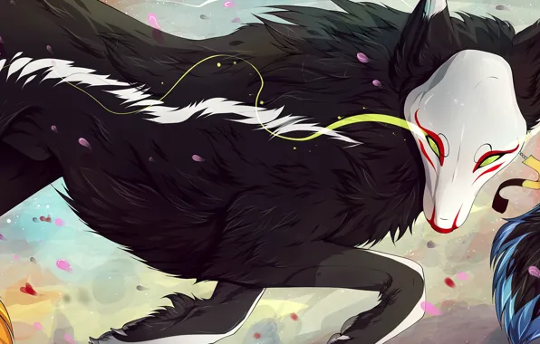 Black, art, fabulous animal