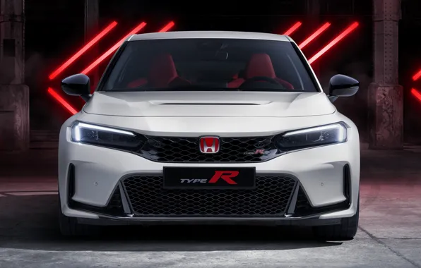 Honda, front view, Civic, Type R, 2022