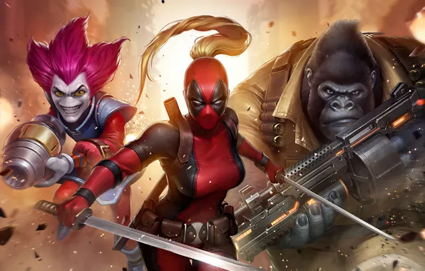 Picture Marvel: Future Fight, Marvel Comics, characters, Lady Deadpool