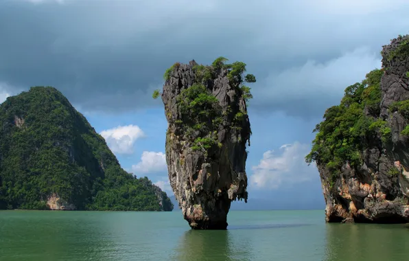 Rocks, Thailand, Phuket, Thailand, Phuket, Phang Bay, Phang nga Bay, James Bond Island