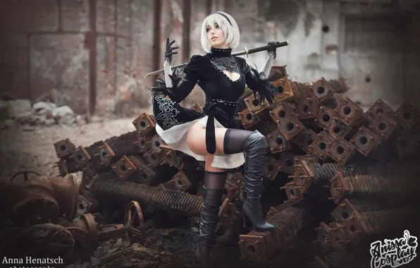 Picture girls, style, cosplay, blondes