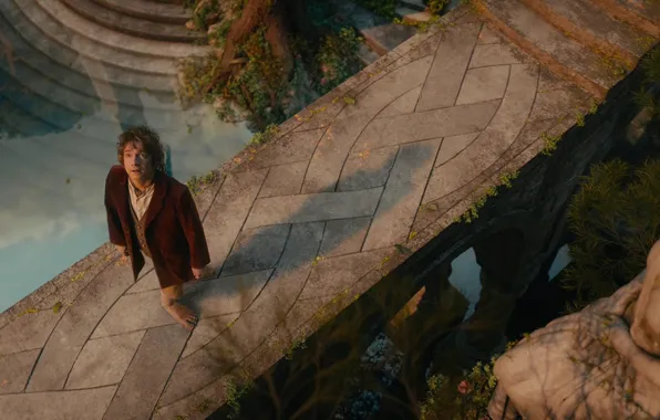 Wallpaper The Hobbit, An Unexpected Journey, Bilbo for mobile and