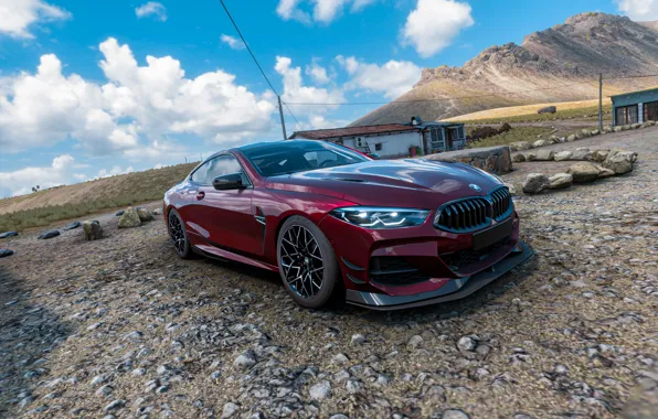 Car, bmw, drift, sky, forza, vehicle, forza horizon, video game art