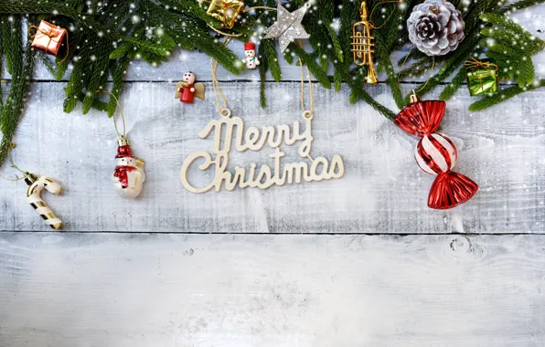 Decoration, balls, toys, tree, New Year, Christmas, happy, Christmas