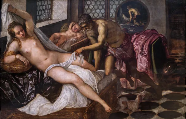 Picture, Child, male, Woman, Tintoretto, Tintoretto, Italian artist, Jacopo Tintoretto