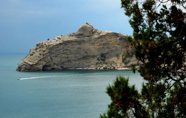 Sea, the sky, Mountains, Sudak