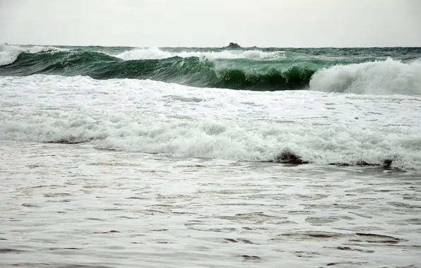 Picture sea, wave, landscape, storm, tropics, the ocean, element, tropical