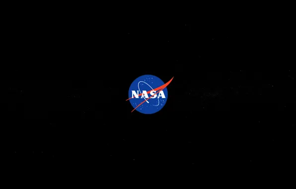 Picture logo, nasa, black oled