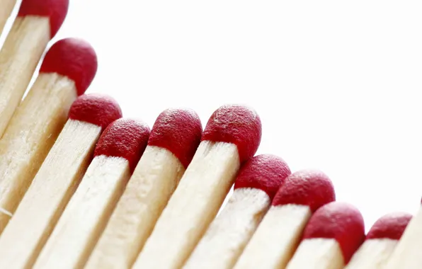 Macro, background, matches
