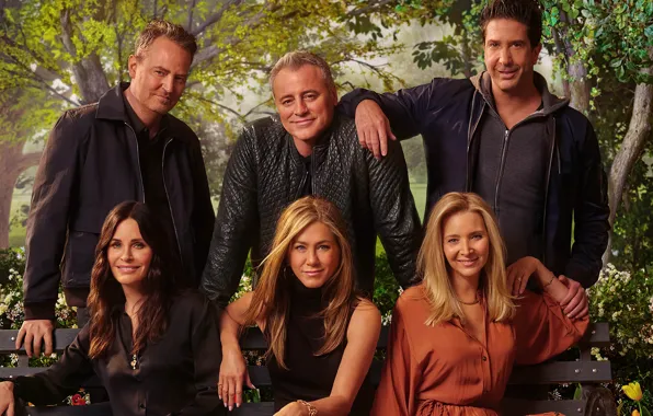 Picture Jennifer Aniston, Friends, Lisa Kudrow, Courteney Cox, Matt LeBlanc, David Schwimmer, Matthew Perry, the reunion