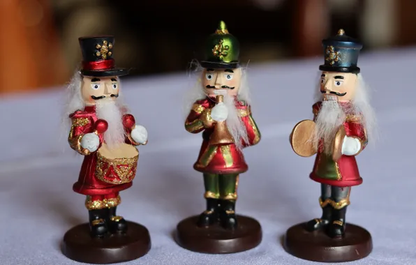 Winter, holiday, toy, toys, Christmas, three, New year, trio