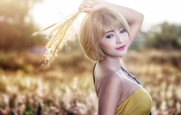 Look, girl, portrait