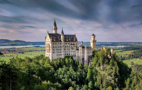 Castle, Germany, Bayern, Neuschwanstein
