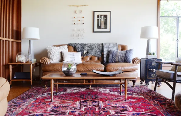 Design, style, lamp, room, interior, picture, chair, living room