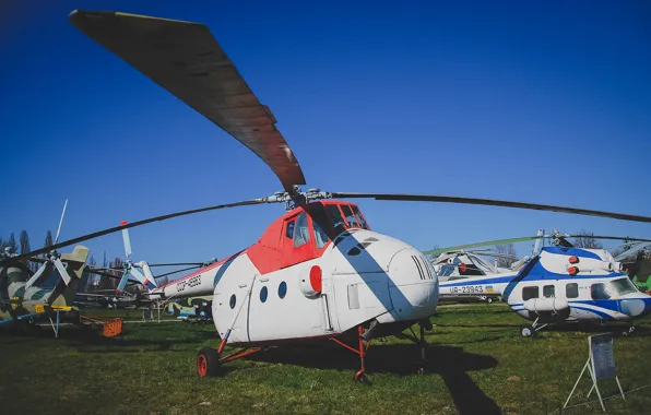 Aviation, Helicopter, helicopter, Soviet, Mi-4, WWF