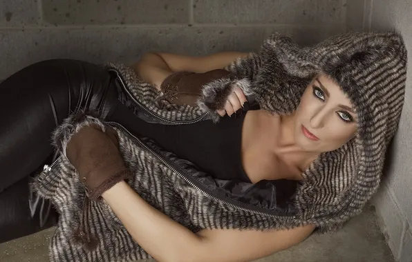 Look, girl, background