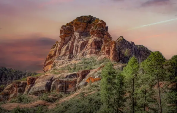 Landscape, mountains, nature