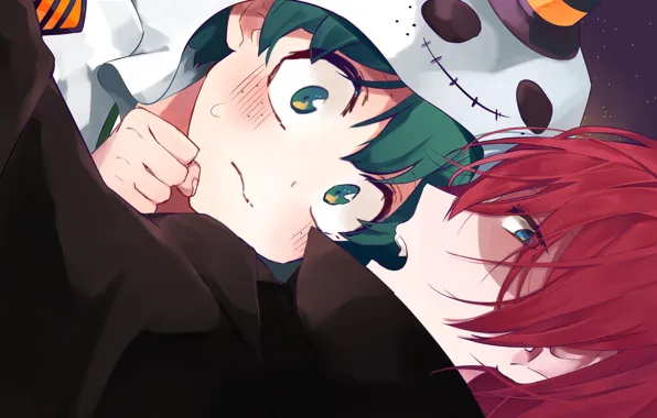 Boku no Hero Academy, Todoroki Shouto, My Hero Academia, Izuku Midoriya, TodoDeku, Artist Request