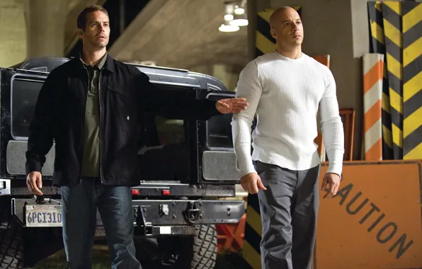 Picture VIN Diesel, Paul Walker, Vin Diesel, Paul Walker, Dominic Toretto, Brian O'Conner, The fast and …