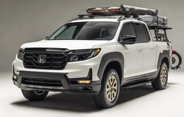 Picture pickup, 2021, Honda Ridgeline Project Vehicle, HPD Trail Tour, Honda Performance Development