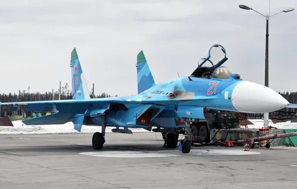 Picture Flanker, Su-27, Sukhoi, The Russian air force