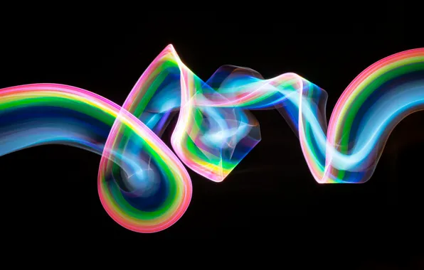 Abstraction, strip, the dark background, pattern, brightness
