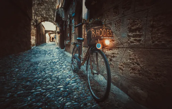 Picture bike, the city, street