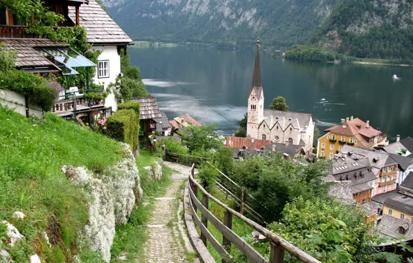 Picture home, Austria, Austria, Hallstatt, Lake Hallstatt