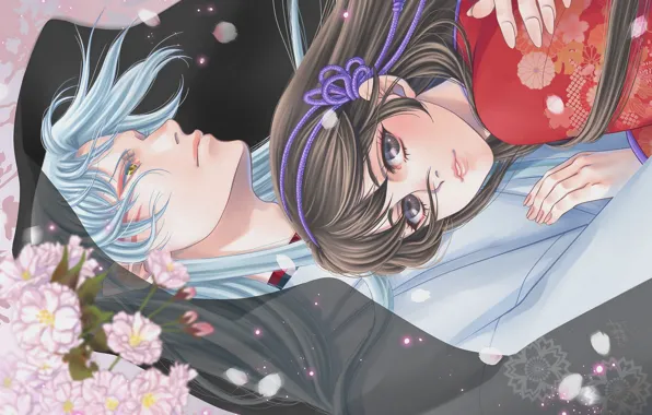 Sakura, pair, Rin, Inuyasha, Inuyasha, Seshoumaru