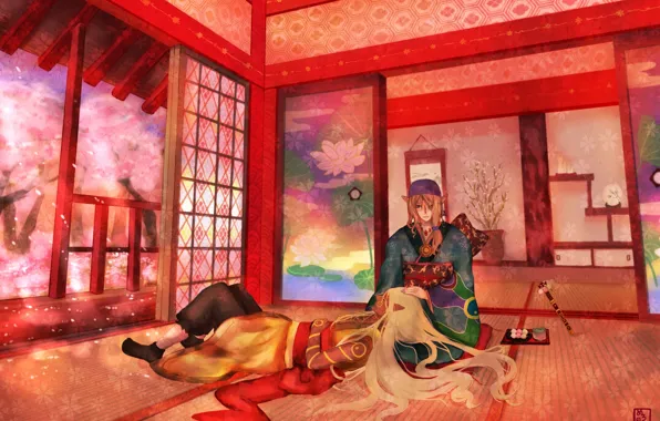 Mononoke, Kusuriuri Dark, art, Kusuriuri, guy