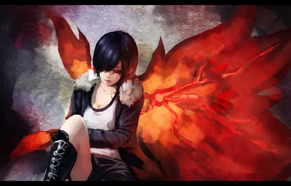 Art, art, Tokyo ghoul, Kirishima Bring, Tokyo ghoul