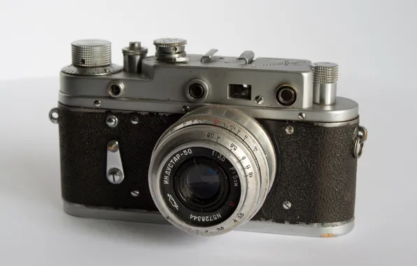 Picture the camera, film, rangefinder, Zorki 2-s